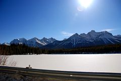 11 Mount Temple, Fairview Mountain, Haddo Peak, Mount Aberdeen, Mount St Piran, Mount Whyte, Mount Niblock From Herbert Lake Near The Beginning Of The Icefields Parkway.jpg